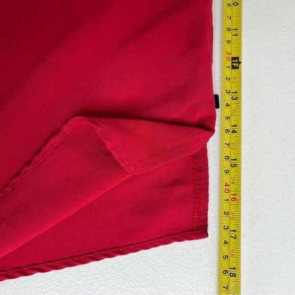 Vintage Crest McDonalds Uniform Shirt Womens Short Sleeve Red Button Down Medium - Picture 10 of 15